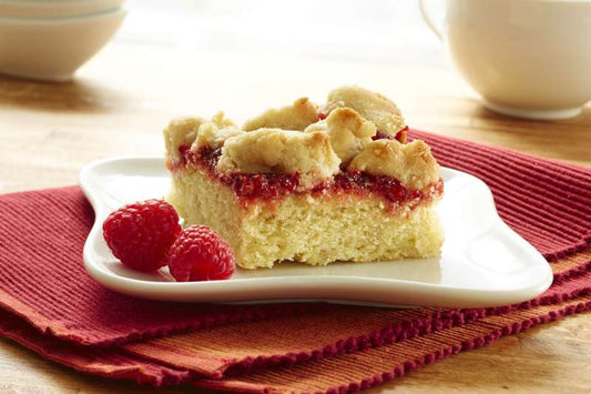 Raspberry-Walnut Crumb Cake